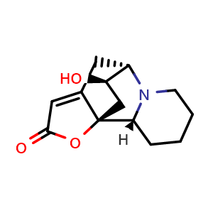Chemical structure of Securinol A , CAS 5008-48-0, AChemBlock AD274229