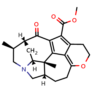 Chemical structure of Daphnicyclidin D , CAS 385384-24-7, AChemBlock AD274237