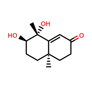 Chemical structure of Oxyphyllenone A , CAS 363610-34-8, AChemBlock AD274238