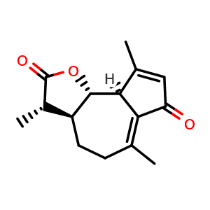 Chemical structure of Leucodin , CAS 17946-87-1, AChemBlock AD274240