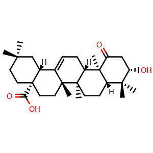 Chemical structure of Virgatic acid , CAS 14356-51-5, AChemBlock AD274242