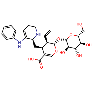 Chemical structure of Strictosidinic acid , CAS 150148-81-5, AChemBlock AD274249