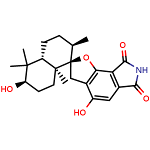 Chemical structure of Chartarlactam A , CAS 1528745-88-1, AChemBlock AD274251