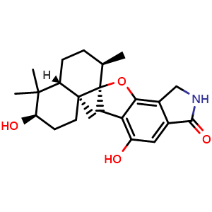 Chemical structure of Stachybotrylactam , CAS 163391-76-2, AChemBlock AD274253