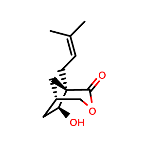 Chemical structure of Vibralactone D , CAS 1251748-32-9, AChemBlock AD274259