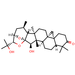 Chemical structure of Cimigenol-3-one , CAS 31222-32-9, AChemBlock AD274261