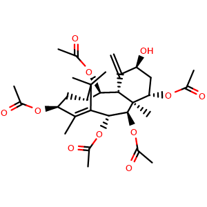 Chemical structure of Decinnamoyltaxinine J , CAS 84652-33-5, AChemBlock AD274279