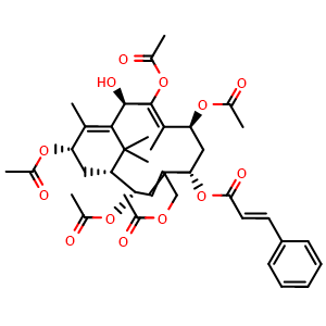 Chemical structure of Taxuspine X , CAS 194782-02-0, AChemBlock AD274286