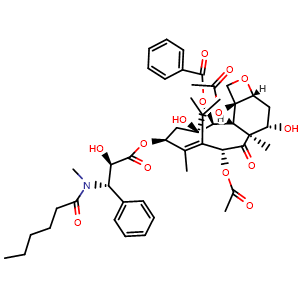 Chemical structure of N-Methyltaxol C , CAS 153083-53-5, AChemBlock AD274297