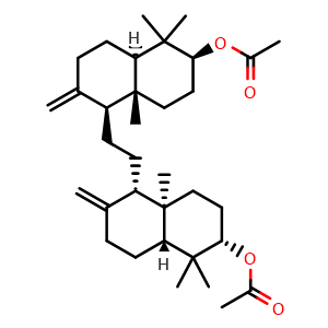 Chemical structure of alpha-Onocerin diacetate , CAS 34434-99-6, AChemBlock AD274303