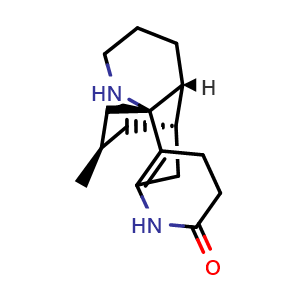 Chemical structure of N-Demethyl-alpha-obscurine , CAS 34399-44-5, AChemBlock AD274307