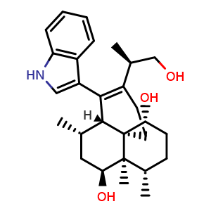 Chemical structure of Dihydroxyaflavinine , CAS 76410-56-5, AChemBlock AD274313