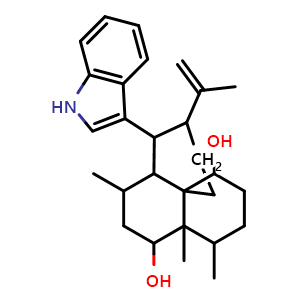 Chemical structure of Monohydroxyisoaflavinine , CAS 116865-09-9, AChemBlock AD274314