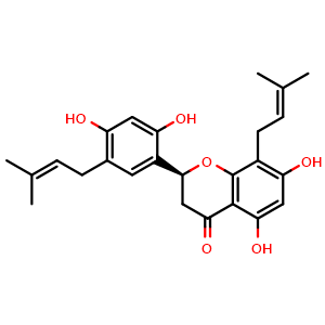 Chemical structure of Euchrestaflavanone B , CAS 87402-91-3, AChemBlock AD274330