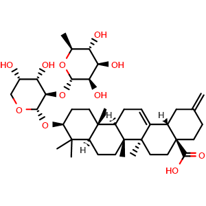 Chemical structure of Ciwujianoside E , CAS 114912-36-6, AChemBlock AD274336