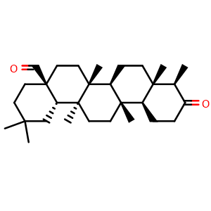 Chemical structure of Canophyllal , CAS 14440-40-5, AChemBlock AD274338