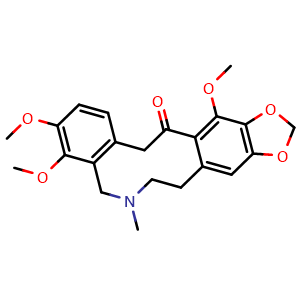 Chemical structure of 1-Methoxyallocryptopine , CAS 56743-52-3, AChemBlock AD274345