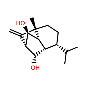Chemical structure of Isosativenediol , CAS 57079-92-2, AChemBlock AD274350