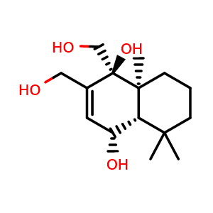 Chemical structure of 12-Hydroxy-6-epi-albrassitriol , CAS 178330-78-4, AChemBlock AD274351