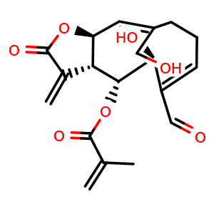 Chemical structure of Deacetylorientalide , CAS 1258517-59-7, AChemBlock AD274375