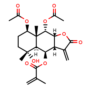 Chemical structure of 6-O-Methacryloyltrilobolide , CAS 950685-51-5, AChemBlock AD274412