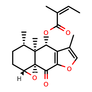 6beta-Angeloyloxy-1beta,10beta-epoxy-9-oxofuranoeremophilane