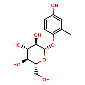 Chemical structure of Isohomoarbutin , CAS 25162-30-5, AChemBlock AD274422