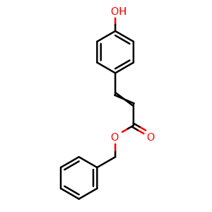 Chemical structure of Benzyl p-coumarate , CAS 61844-62-0, AChemBlock AD274436