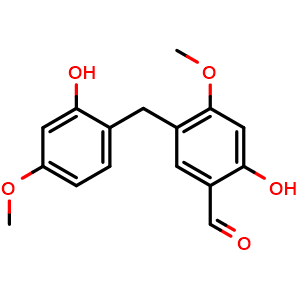 2-Hydroxy-5-(2-hydroxy-4-methoxybenzyl)-4-methoxybenzaldehyde