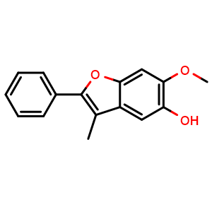 Chemical structure of Parvifuran , CAS 69470-93-5, AChemBlock AD274448