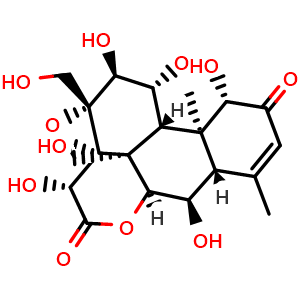 Chemical structure of Yadanziolide B , CAS 95258-13-2, AChemBlock AD274454