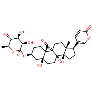 Chemical structure of Desglucohellebrin , CAS 20300-44-1, AChemBlock AD274460