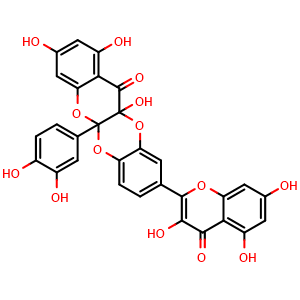 Chemical structure of Quercetin dimer , CAS 167276-19-9, AChemBlock AD274483