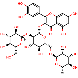 Chemical structure of 2