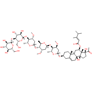 Chemical structure of Wallicoside , CAS 88797-59-5, AChemBlock AD274496