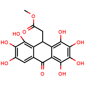 Chemical structure of Rubanthrone A , CAS 441764-20-1, AChemBlock AD274499