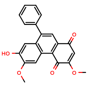 Chemical structure of Latinone , CAS 79157-36-1, AChemBlock AD274502