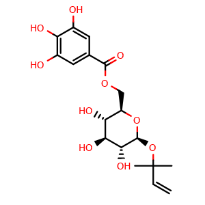 Chemical structure of Taxilluside A , CAS 1661914-46-0, AChemBlock AD274509
