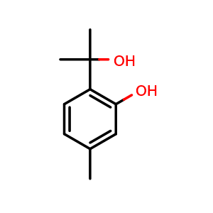 Chemical structure of 8-Hydroxythymol , CAS 4478-33-5, AChemBlock AD274528
