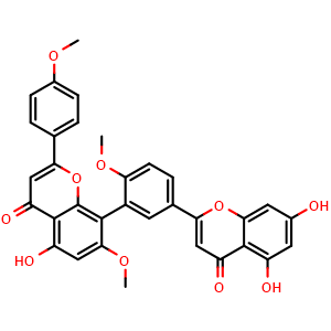 Chemical structure of Kayaflavone , CAS 481-45-8, AChemBlock AD274533
