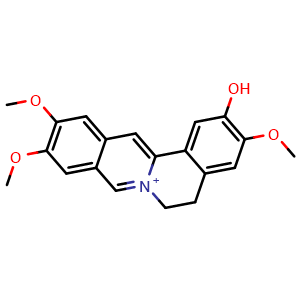 Chemical structure of Pseudocolumbamine , CAS 64191-04-4, AChemBlock AD274535