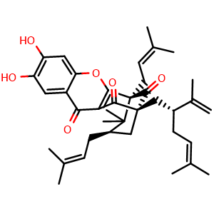 Chemical structure of Garcimultiflorone J , CAS 404887-37-2, AChemBlock AD274544