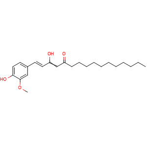 Chemical structure of [12]-Dehydrogingerdione , CAS 99742-05-9, AChemBlock AD274551