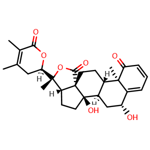 Chemical structure of Withaphysalin E , CAS 118985-24-3, AChemBlock AD274573