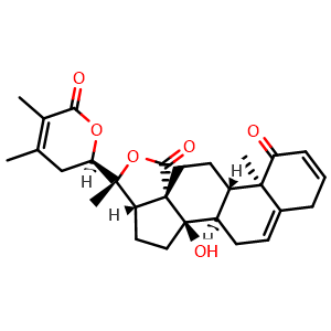Chemical structure of Withaphysalin A , CAS 57423-72-0, AChemBlock AD274577