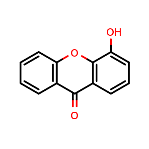 Chemical structure of 4-Hydroxyxanthone , CAS 14686-63-6, AChemBlock AD274583