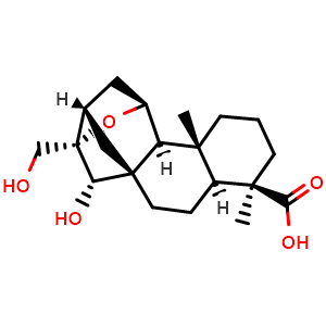Chemical structure of Adenostemmoic acid G , CAS 130217-26-4, AChemBlock AD274606