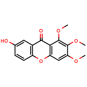 Chemical structure of Onjixanthone I , CAS 136083-92-6, AChemBlock AD274609