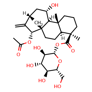 Chemical structure of Adenostemmoside A , CAS 130217-15-1, AChemBlock AD274612