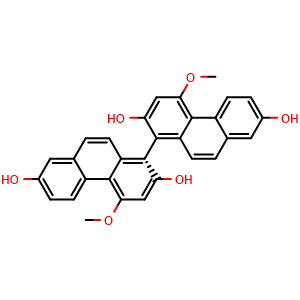 Chemical structure of Blestriarene C , CAS 120090-81-5, AChemBlock AD274635